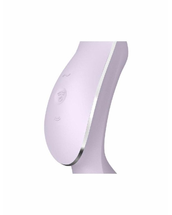Вакуумний стимулятор з вібрацією Satisfyer Curvy Trinity 2 Violet Вакуумний стимулятор з вібрацією Satisfyer Curvy Trinity 2 Violet