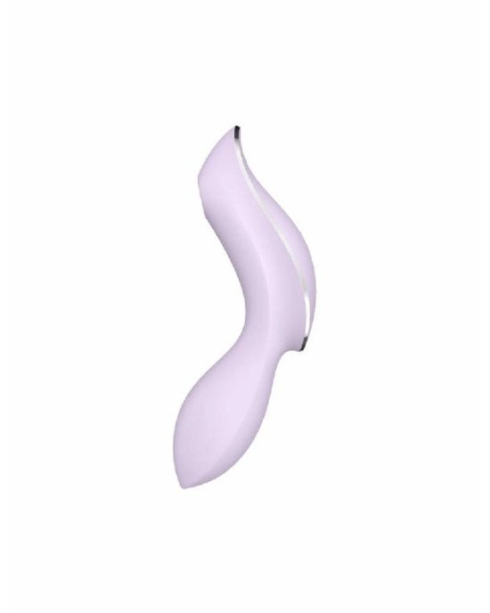 Вакуумний стимулятор з вібрацією Satisfyer Curvy Trinity 2 Violet Вакуумний стимулятор з вібрацією Satisfyer Curvy Trinity 2 Violet