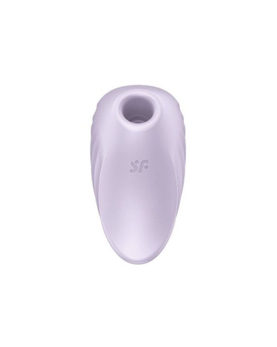Вакуумний кліторальний стимулятор із вібрацією Satisfyer Pearl Diver Violet Вакуумний кліторальний стимулятор із вібрацією Satisfyer Pearl Diver Violet