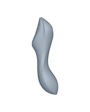Вакуумний стимулятор з вібрацією Satisfyer Curvy Trinity 3 BlueGrey Вакуумний стимулятор з вібрацією Satisfyer Curvy Trinity 3 BlueGrey