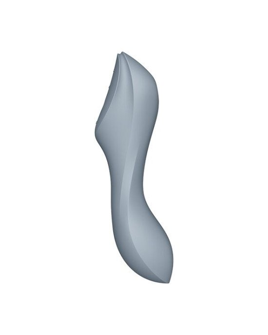 Вакуумний стимулятор з вібрацією Satisfyer Curvy Trinity 3 BlueGrey Вакуумний стимулятор з вібрацією Satisfyer Curvy Trinity 3 BlueGrey