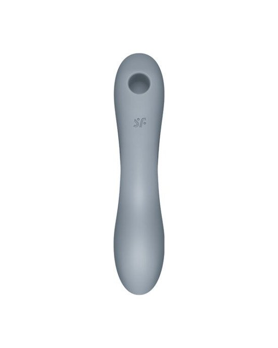 Вакуумний стимулятор з вібрацією Satisfyer Curvy Trinity 3 BlueGrey Вакуумний стимулятор з вібрацією Satisfyer Curvy Trinity 3 BlueGrey