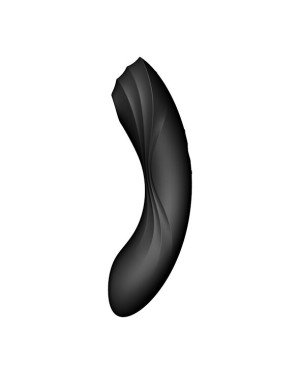 Вакуумний стимулятор з вібрацією Satisfyer Curvy Trinity 4 Black Вакуумний стимулятор з вібрацією Satisfyer Curvy Trinity 4 Black