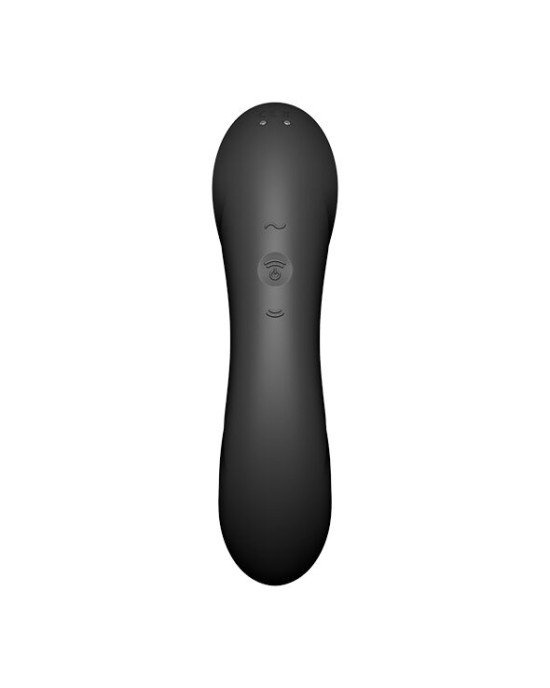 Вакуумний стимулятор з вібрацією Satisfyer Curvy Trinity 4 Black Вакуумний стимулятор з вібрацією Satisfyer Curvy Trinity 4 Black