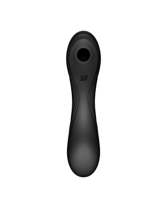 Вакуумний стимулятор з вібрацією Satisfyer Curvy Trinity 4 Black Вакуумний стимулятор з вібрацією Satisfyer Curvy Trinity 4 Black