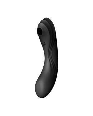Вакуумний стимулятор з вібрацією Satisfyer Curvy Trinity 4 Black