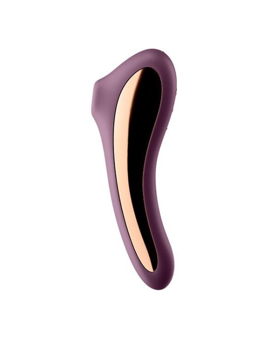 Вакуумний стимулятор з вібрацією Satisfyer Dual Kiss Wine Red Вакуумний стимулятор з вібрацією Satisfyer Dual Kiss Wine Red
