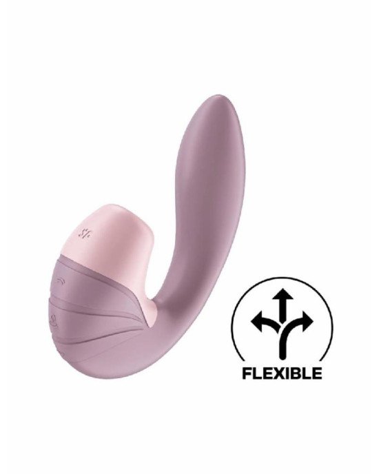 Вакуумний вібратор Satisfyer Supernova Old Rose, 2 положення ствола Вакуумний вібратор Satisfyer Supernova Old Rose, 2 положення ствола