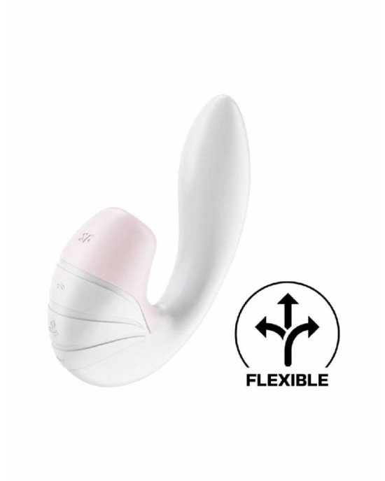 Вакуумний вібратор Satisfyer Supernova White, 2 положення ствола Вакуумний вібратор Satisfyer Supernova White, 2 положення ствола