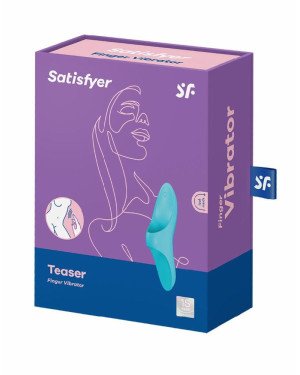 Вібратор на палець Satisfyer Teaser Light Blue Вібратор на палець Satisfyer Teaser Light Blue