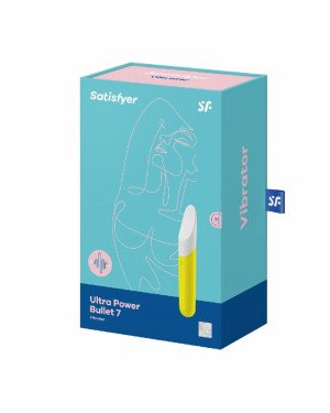 Мінівібратор з гнучким язичком Satisfyer Ultra Power Bullet 7 Yellow