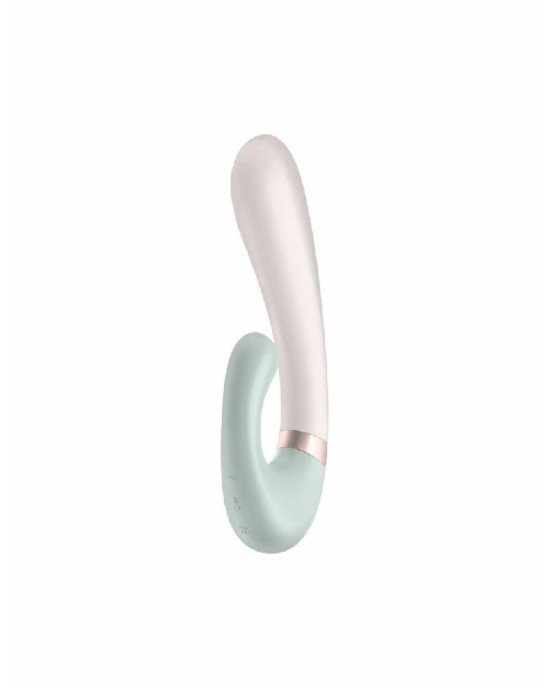 Смарт вібратор-кролик із підігрівом Satisfyer Heat Wave Mint Смарт вібратор-кролик із підігрівом Satisfyer Heat Wave Mint