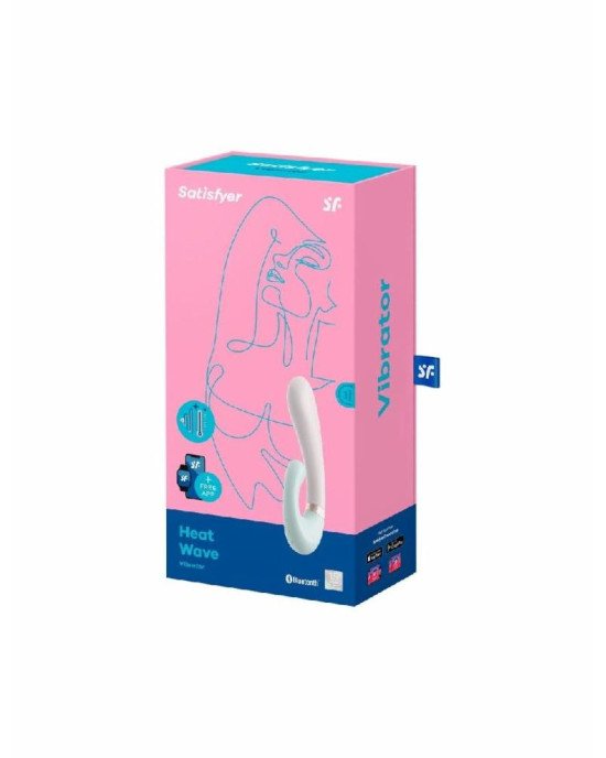 Смарт вібратор-кролик із підігрівом Satisfyer Heat Wave Mint Смарт вібратор-кролик із підігрівом Satisfyer Heat Wave Mint