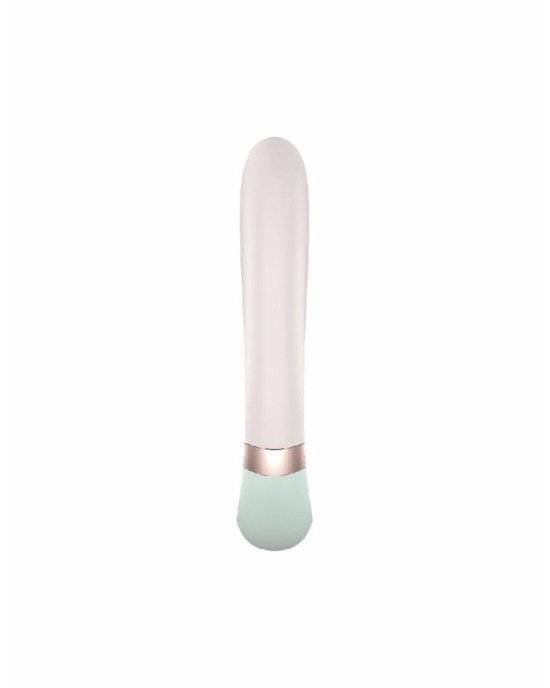 Смарт вібратор-кролик із підігрівом Satisfyer Heat Wave Mint Смарт вібратор-кролик із підігрівом Satisfyer Heat Wave Mint