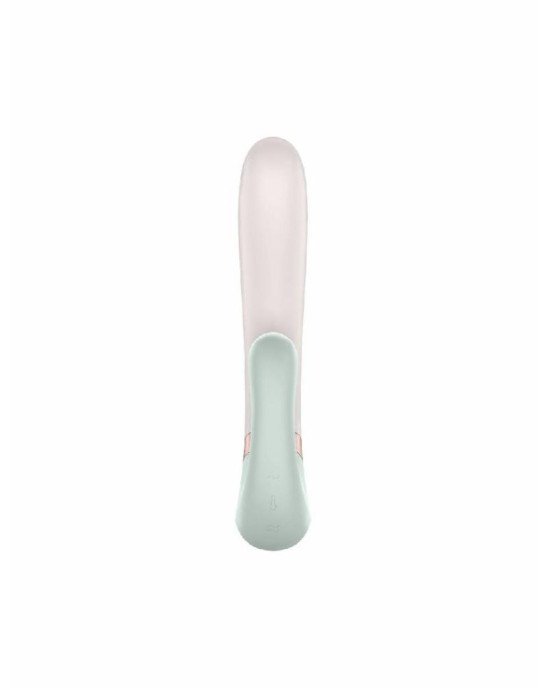 Смарт вібратор-кролик із підігрівом Satisfyer Heat Wave Mint Смарт вібратор-кролик із підігрівом Satisfyer Heat Wave Mint