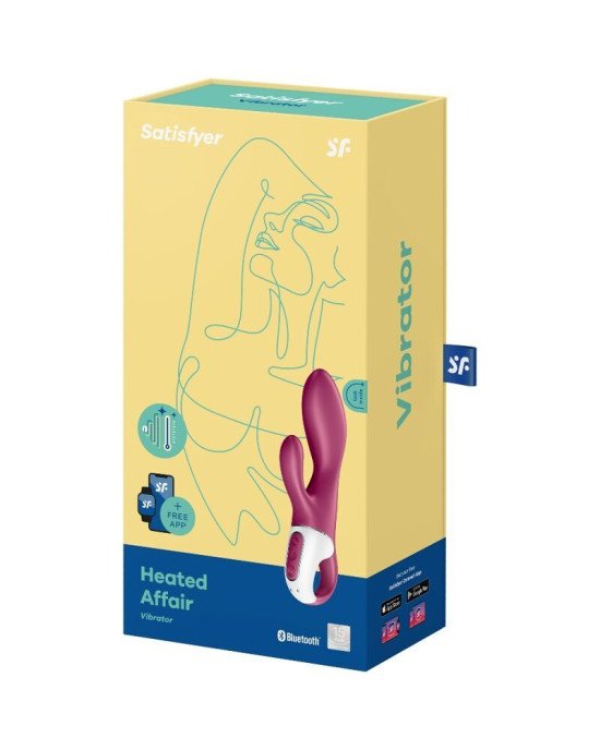 Смарт вібратор-кролик із підігрівом Satisfyer Heated Affair Смарт вібратор-кролик із підігрівом Satisfyer Heated Affair