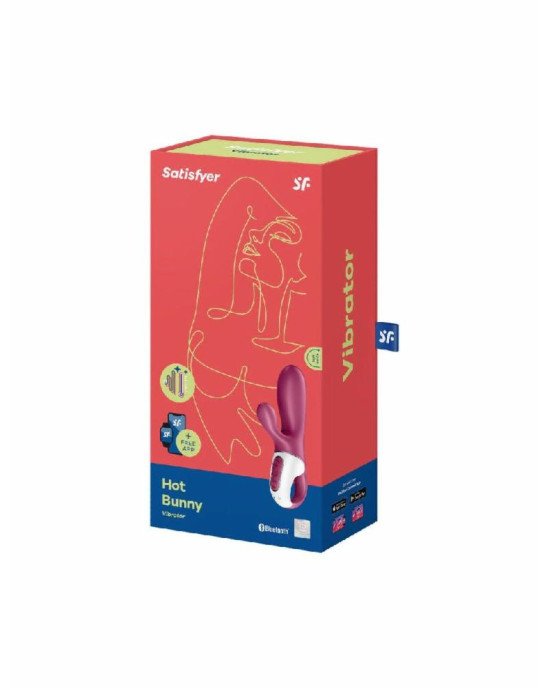 Смарт вібратор кролик із підігрівом Satisfyer Hot Bunny