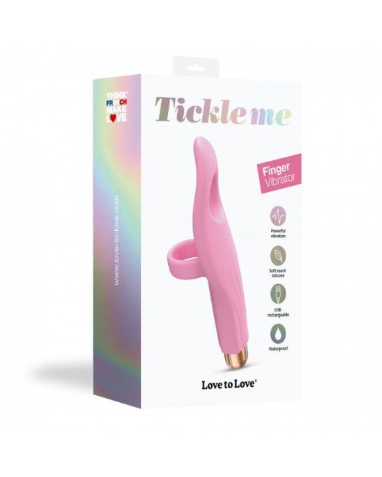 Вібратор на палець Love To Love Tickle me - BABY PINK перезаряджається, 3 варіанти використання Вібратор на палець Love To Love Tickle me - BABY PINK перезаряджається, 3 варіанти використання