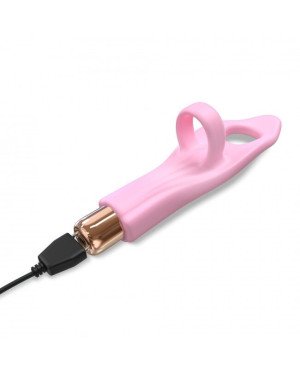 Вібратор на палець Love To Love Tickle me - BABY PINK перезаряджається, 3 варіанти використання