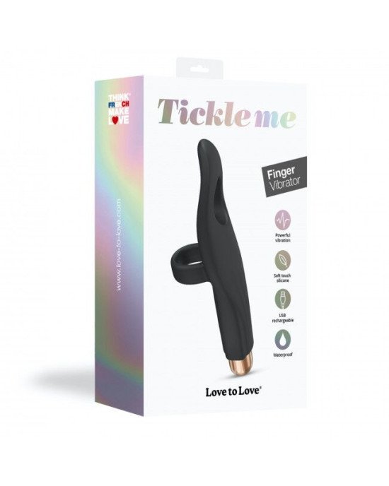 Вібратор на палець Love To Love Tickle me - BLACK ONYX перезаряджається, 3 варіанти використання Вібратор на палець Love To Love Tickle me - BLACK ONYX перезаряджається, 3 варіанти використання