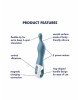 Вібратор для точки А Satisfyer A-Mazing 1 Blue Вібратор для точки А Satisfyer A-Mazing 1 Blue