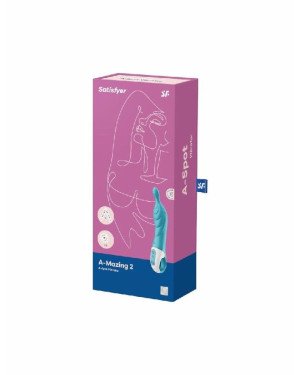 Вібратор для точки А Satisfyer A-Mazing 2 Turquoise Вібратор для точки А Satisfyer A-Mazing 2 Turquoise