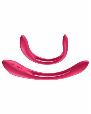 Універсальний гнучкий вібратор для пар Satisfyer Elastic Joy Red