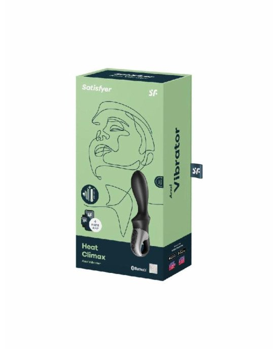 Смарт-вібратор для простати Satisfyer Heat Climax, підігрів до 40° Смарт-вібратор для простати Satisfyer Heat Climax, підігрів до 40°