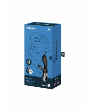 Універсальний смарт вібратор з підігрівом Satisfyer Heat Climax + Універсальний смарт вібратор з підігрівом Satisfyer Heat Climax +