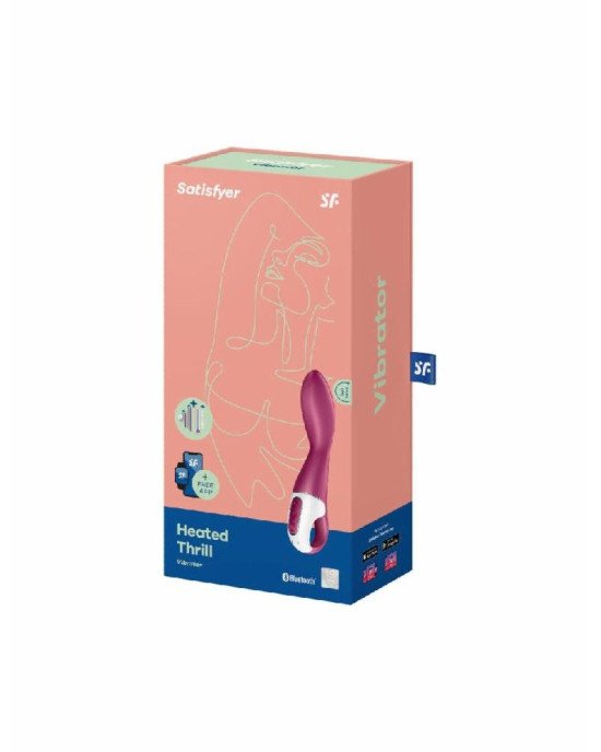 Смарт вібратор точки G Satisfyer Heated Thrill з функцією підігріву Смарт вібратор точки G Satisfyer Heated Thrill з функцією підігріву