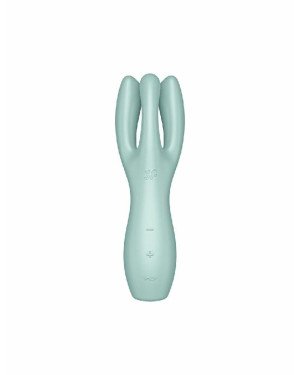 Кліторальний вібратор Satisfyer Threesome 3 Mint з трьома пальчиками Кліторальний вібратор Satisfyer Threesome 3 Mint з трьома пальчиками
