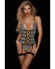 Еротичний корсет з пажами Megan S/M Еротичний корсет з пажами Megan S/M