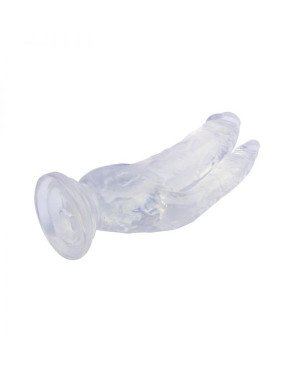 Подвійний фалоімітатор 8.0 Inch Dildo, Clear