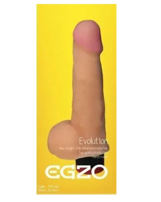 Вібратор EGZO Ciberskin V004 (17,6 см х 4,2 см) Вібратор EGZO Ciberskin V004 (17,6 см х 4,2 см)