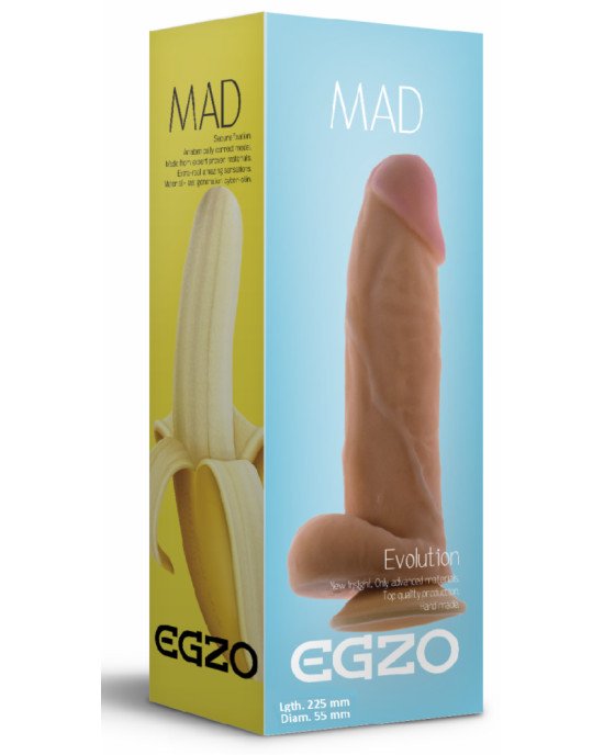 Фалоімітатор EGZO Ciberskin DS011 (22,5 см х 5,5 см) Фалоімітатор EGZO Ciberskin DS011 (22,5 см х 5,5 см)
