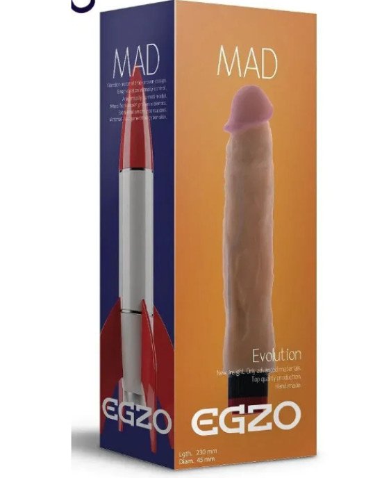 Вібратор EGZO Ciberskin VNS001 (23х4,5 см)