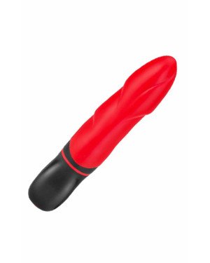 Вібратор з оригінальним дизайном та ребристою поверхнею AMOR BIG VIBRATOR ANGELUS Red (Додаток НЕ Функціонує!)