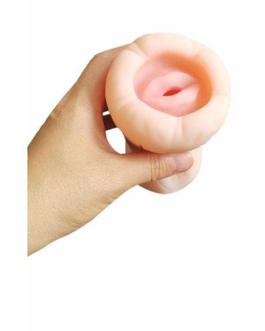 Мастурбатор Ротик Gentle hole без вибрации телесный