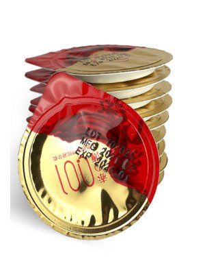 Презервативи OLO RedGold із продовжуючим ефектом (по 1шт) Презервативи OLO RedGold із продовжуючим ефектом (по 1шт)