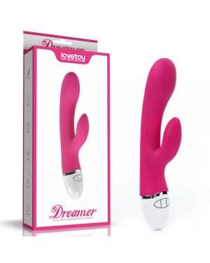 Вібромасажер із кліторальним стимулятором Rabbit Vibrator USB Rechargeable