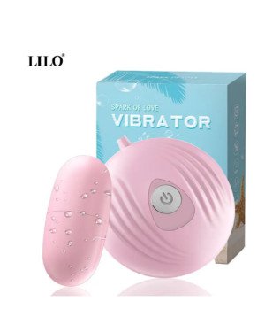 Вібро-яйце з провідним керуванням та 7 режимами вібрації Lilo Pink