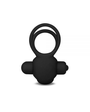 Ерекційне віброкільце Power Clit Cockring, Black Ерекційне віброкільце Power Clit Cockring, Black