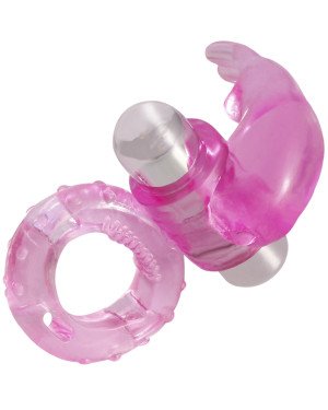 Ерекційне кільце Cuddle Vibro Pro 7 режимів вібрації колір рожевий