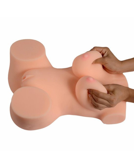 Реалістичне тіло торс Anica Solid Silicone Sexy Doll L анус-вагіна без вібрації тілесний Реалістичне тіло торс Anica Solid Silicone Sexy Doll L анус-вагіна без вібрації тілесний