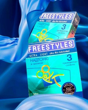 Презервативи FREESTYLES №3 Ultra Light, Супертонкі Презервативи FREESTYLES №3 Ultra Light, Супертонкі