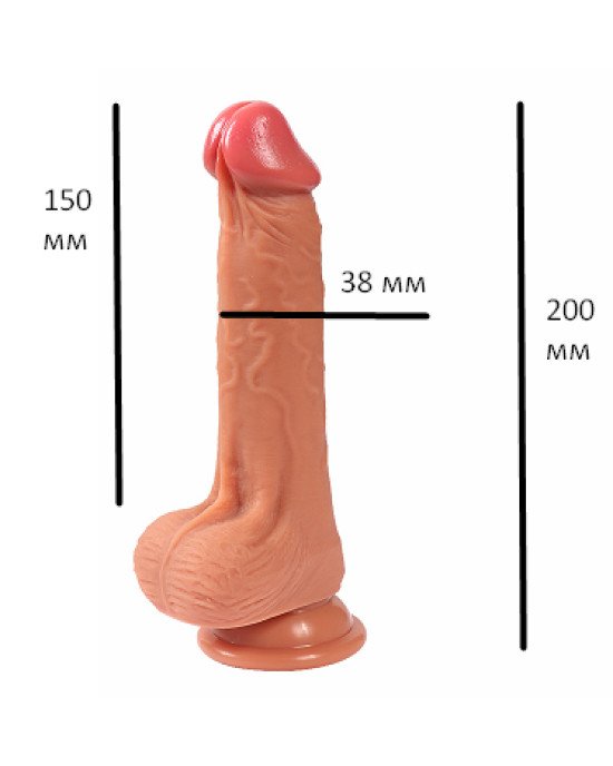Фалоімітатор Jack penis тілесний без вібрації Фалоімітатор Jack penis тілесний без вібрації