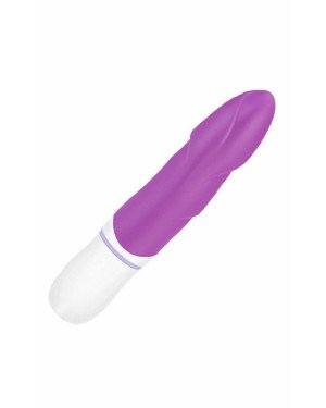 Вібратор з оригінальним дизайном та ребристою поверхнею AMOR BIG VIBRATOR ANGELUS Violet (Додаток НЕ Функціонує!)