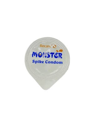 Презерватив Recare MONSTER Green+Red Wink (1шт)