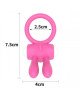 Ерекційне віброкільце Power Clit Cockring, Pink