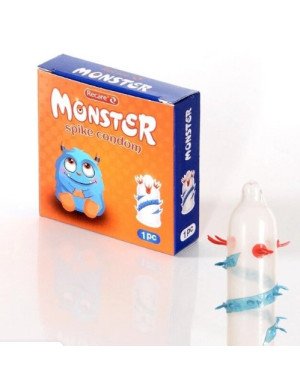 Презерватив Recare MONSTER Red+Blue Zib (1шт)